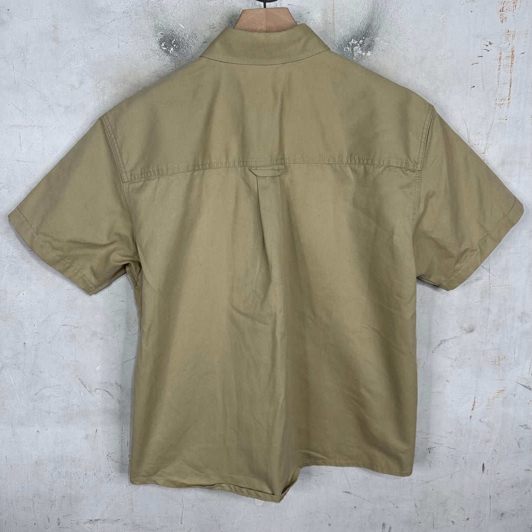Gosha Rubchinskiy Boxy Heavy Canvas Work Shirt