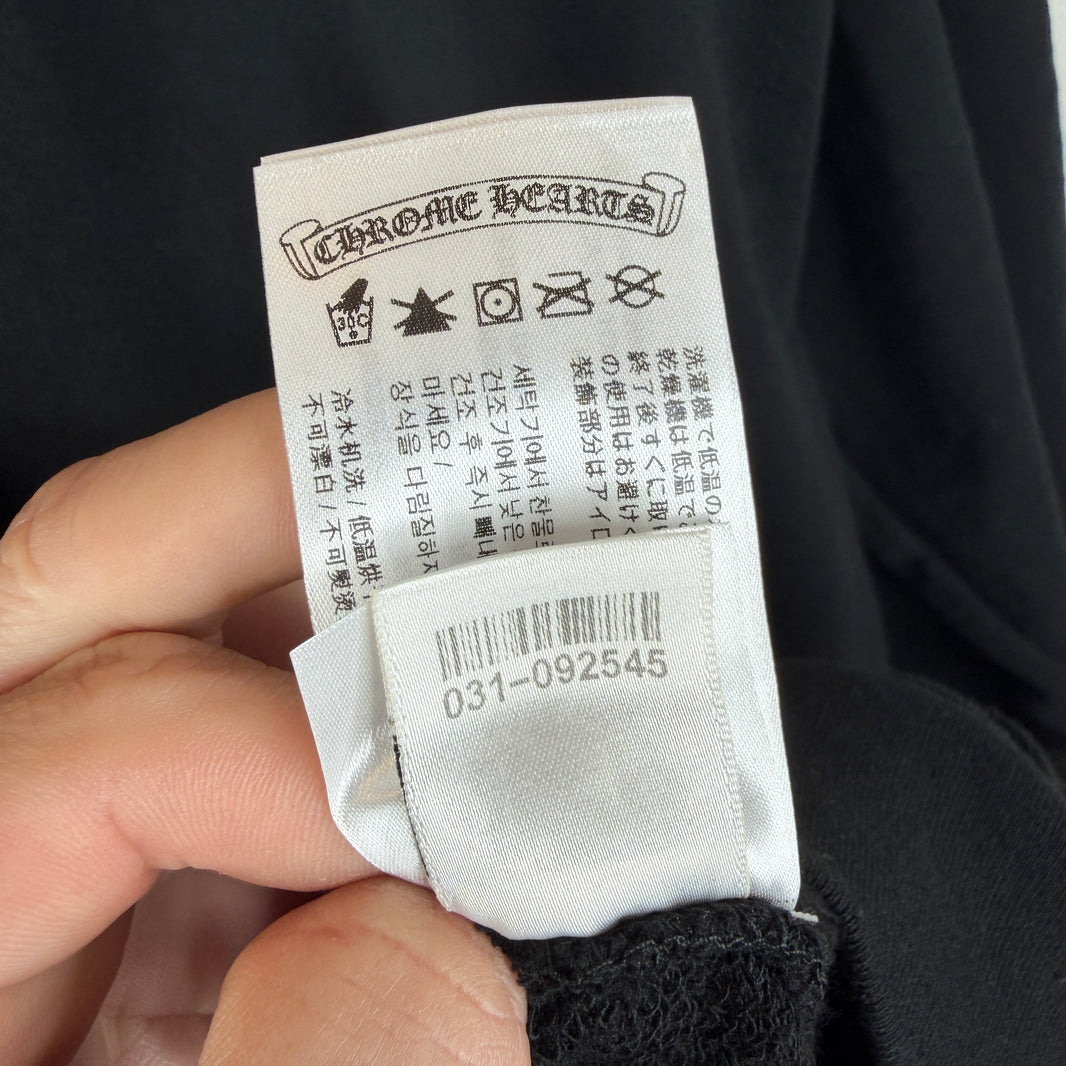 Chrome Hearts Matty Boy Blank Black Hoodie