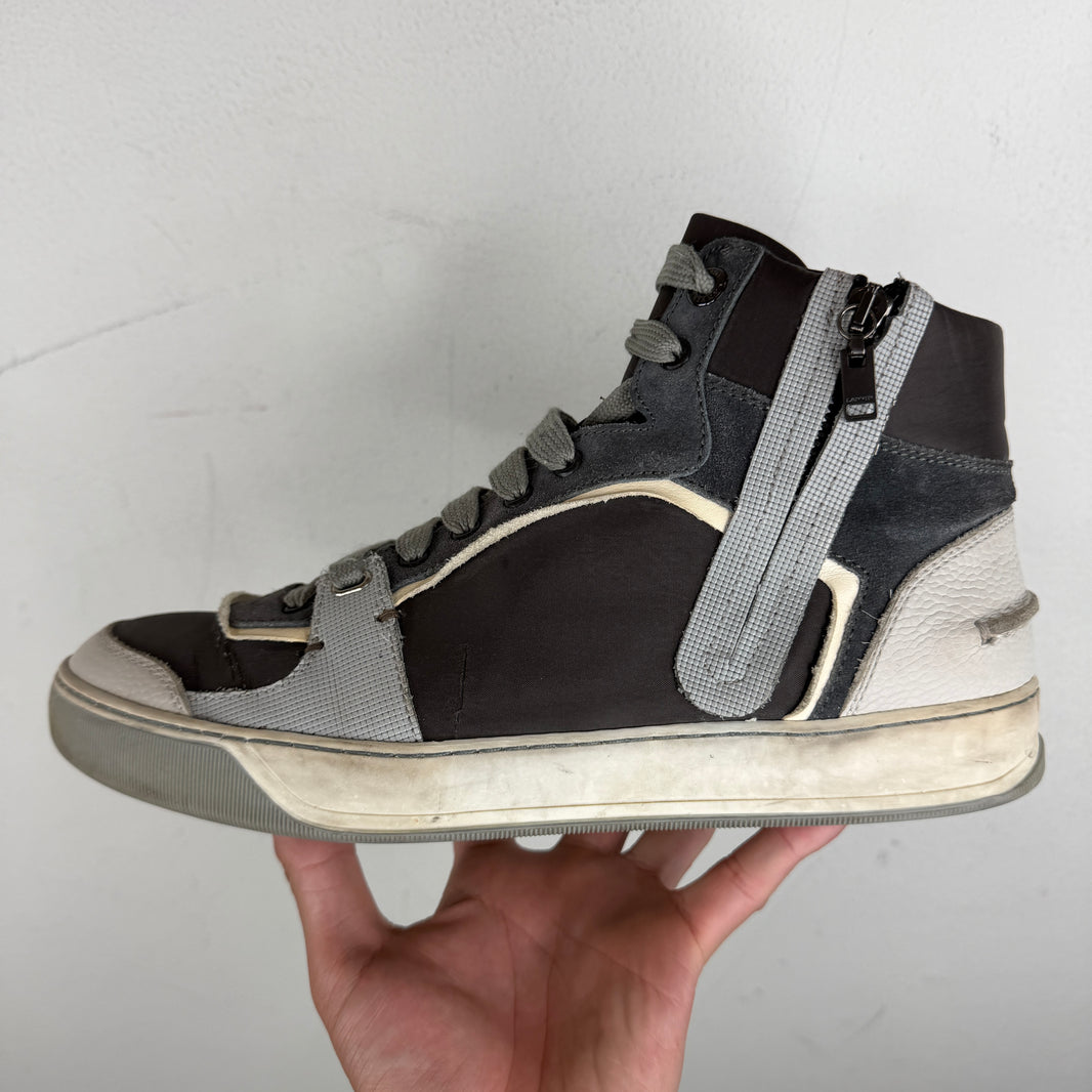 Lanvin Zipper High Top Sneaker