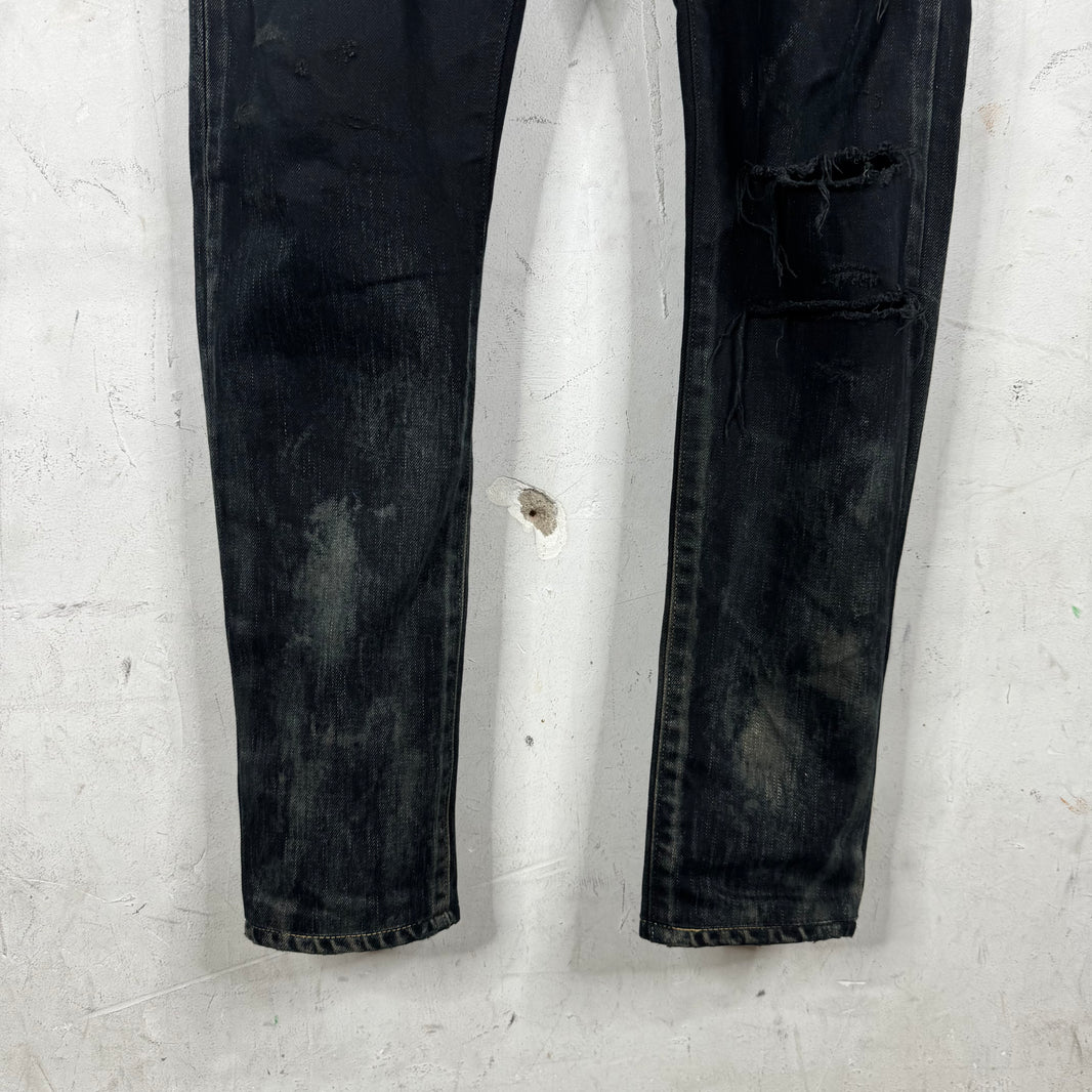 Saint Laurent 2015 Oil Crash Jeans