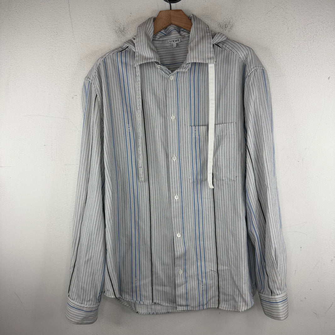 Loewe Striped Hooded L/S Shirt