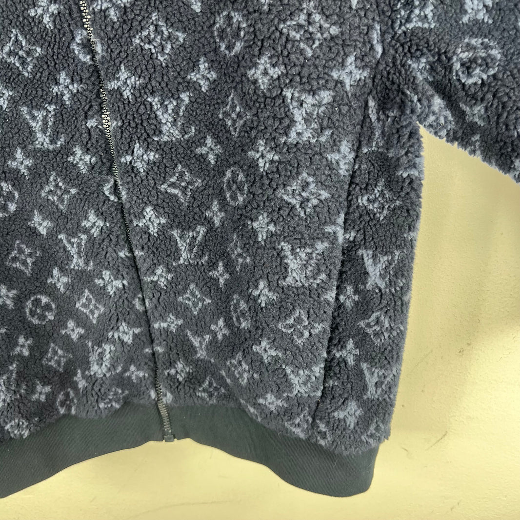 Louis Vuitton Monogram Fleece Zip Jacket