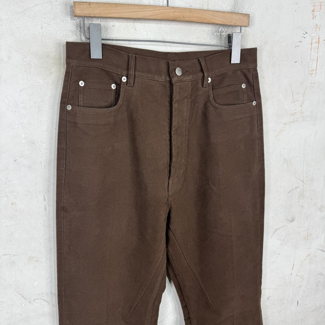 Rick Owens Brown Luxor Bolan Pants