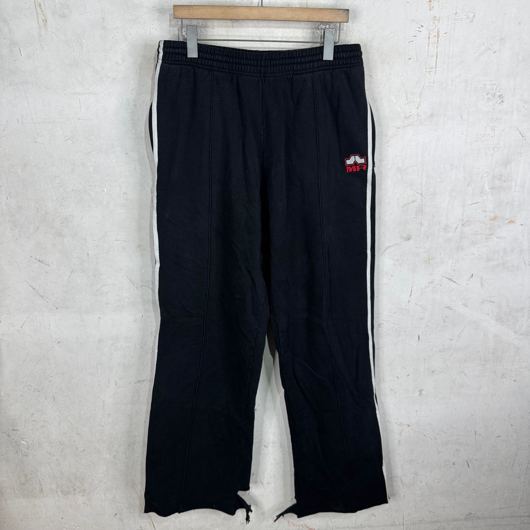 Martine Rose Black Side Stripe Sweatpants