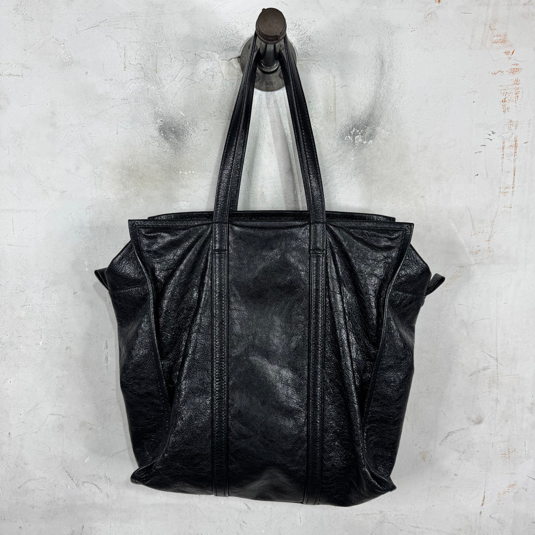 Balenciaga Black Lambskin Medium Bazar Bag