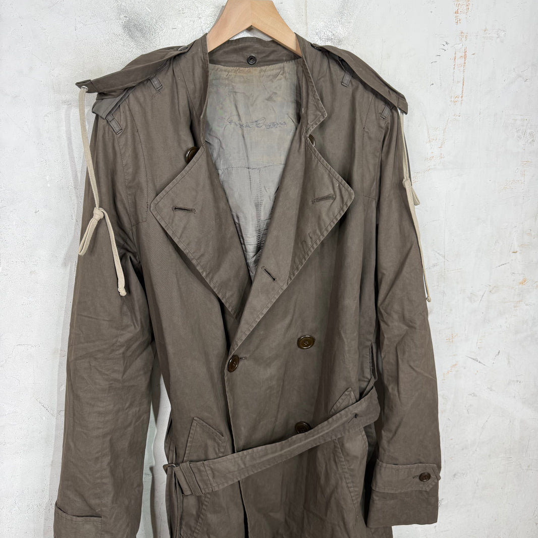 Rick Owens Hooded Mid-Length Fishtail Parka