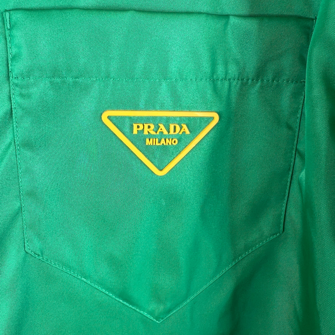 Prada Green Nylon Coach's Jacket