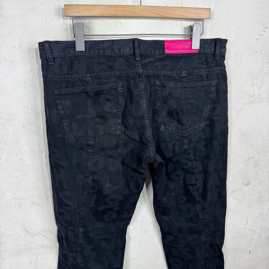 Louis Vuitton Sprouse Tonal Grafitti Jeans