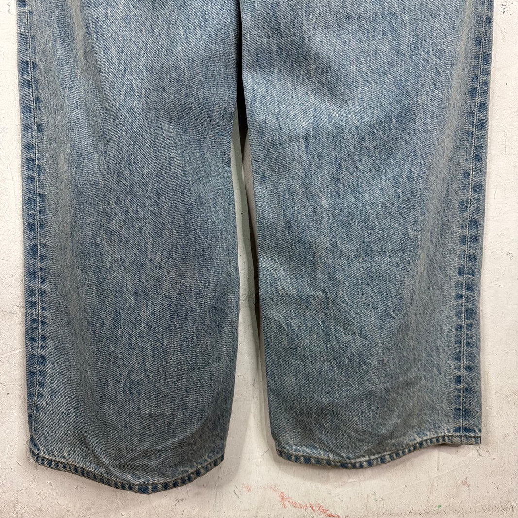 Balenciaga Lightwash Garde Robe Baggy Jeans