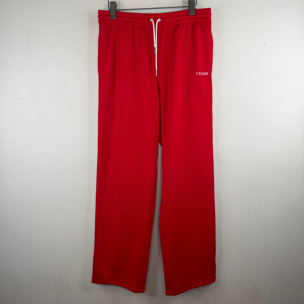 Celine Red Side Striped Trackpants