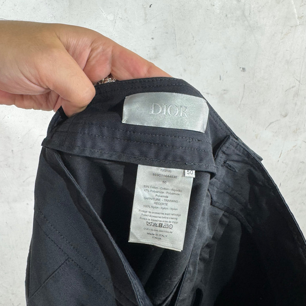 Dior Nylon Buckled Cargo Pants