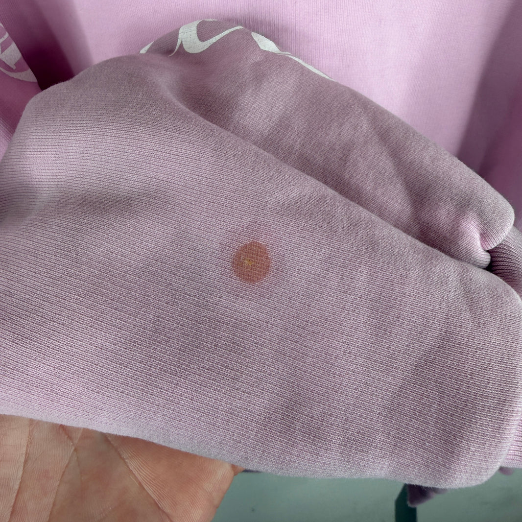 Balenciaga Pink Gothic Type Hoodie