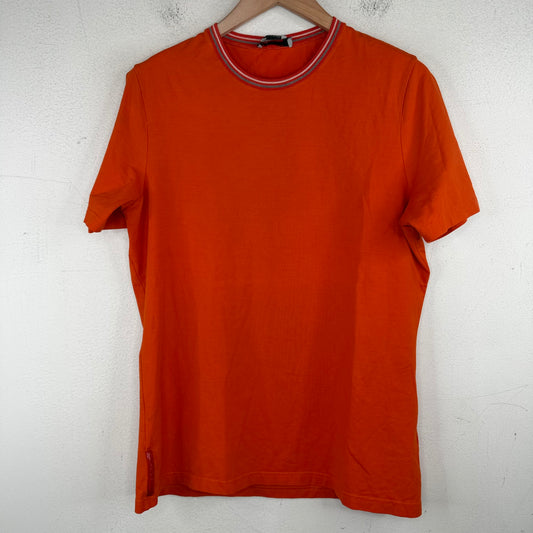 Prada Orange Ringer T-Shirt