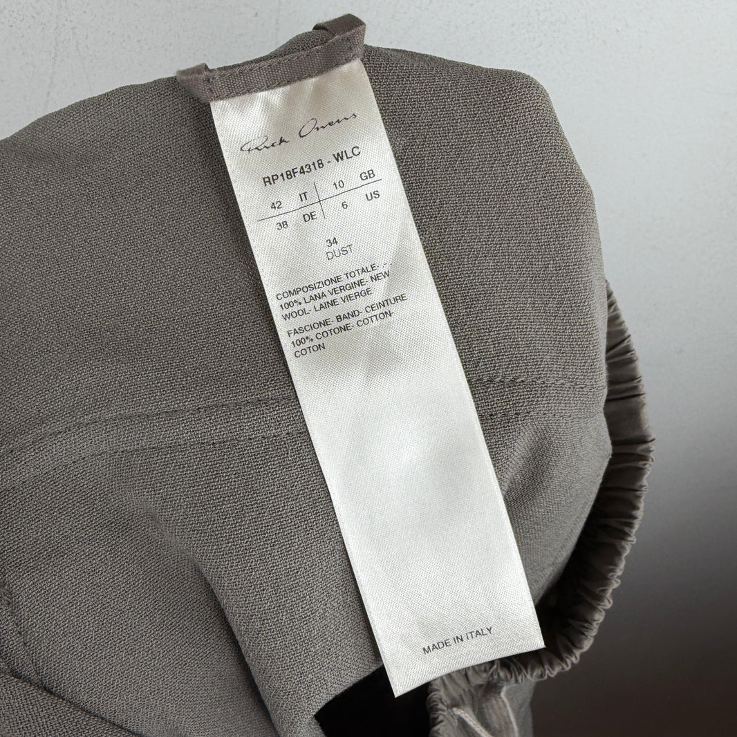 Rick Owens Dust 3/4 Wool Pants