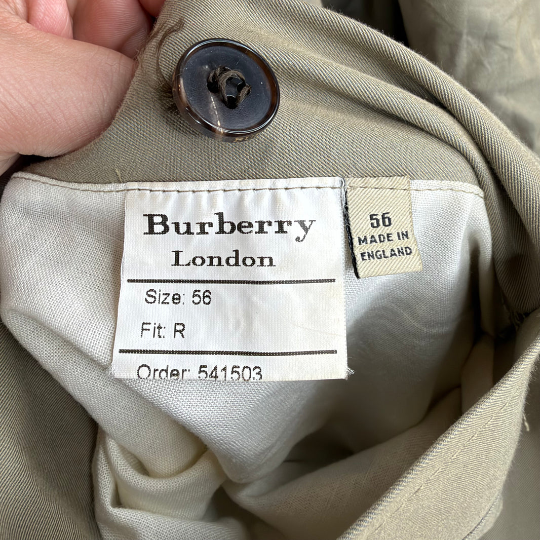 Burberry Plaid Liner Trench Coat