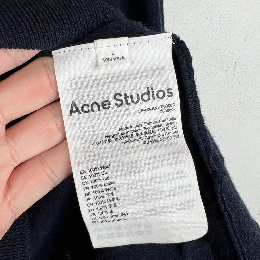 Acne Studios Navy Cardigan