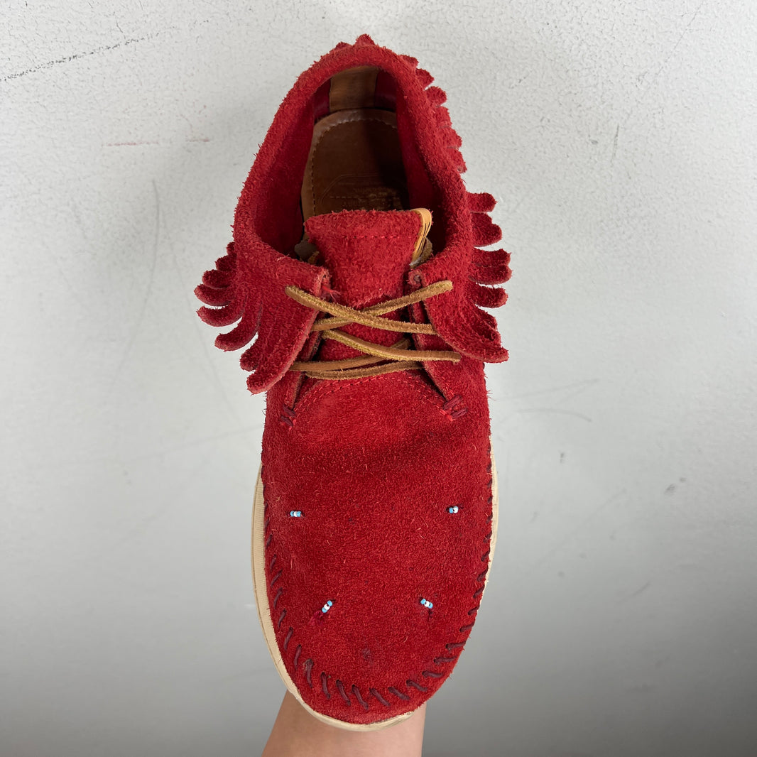 Visvim Red Maliseet Shaman Folk Sneakers