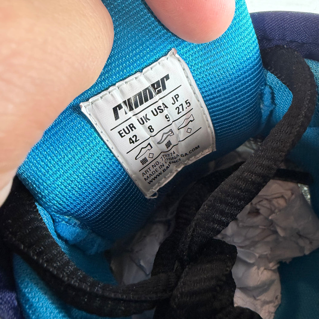 Balenciaga Orange/Blue Runner Sneakers