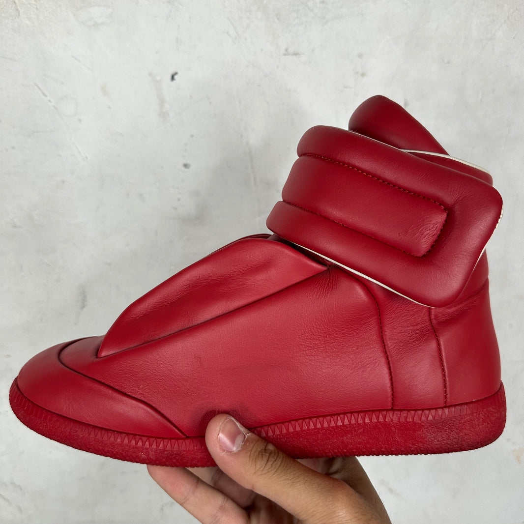 Margiela Red Leather Future Highs