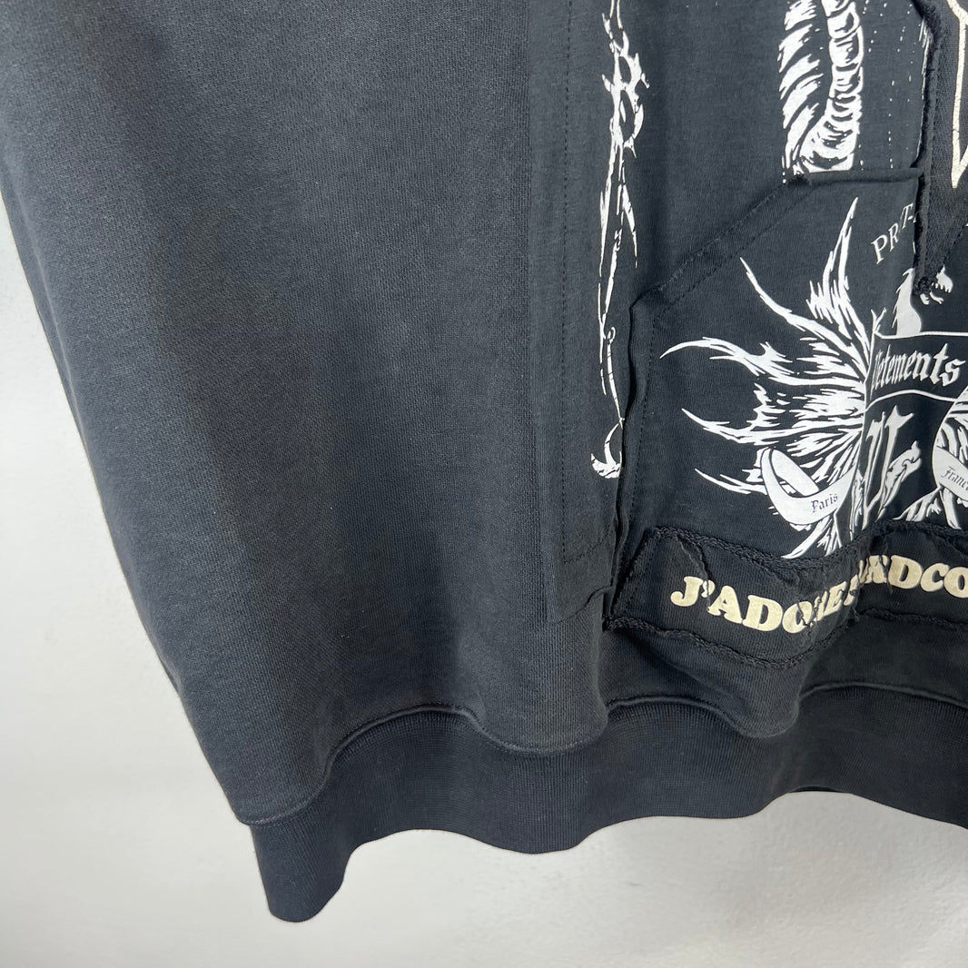 Vetements J'Adore Metal Hoodie