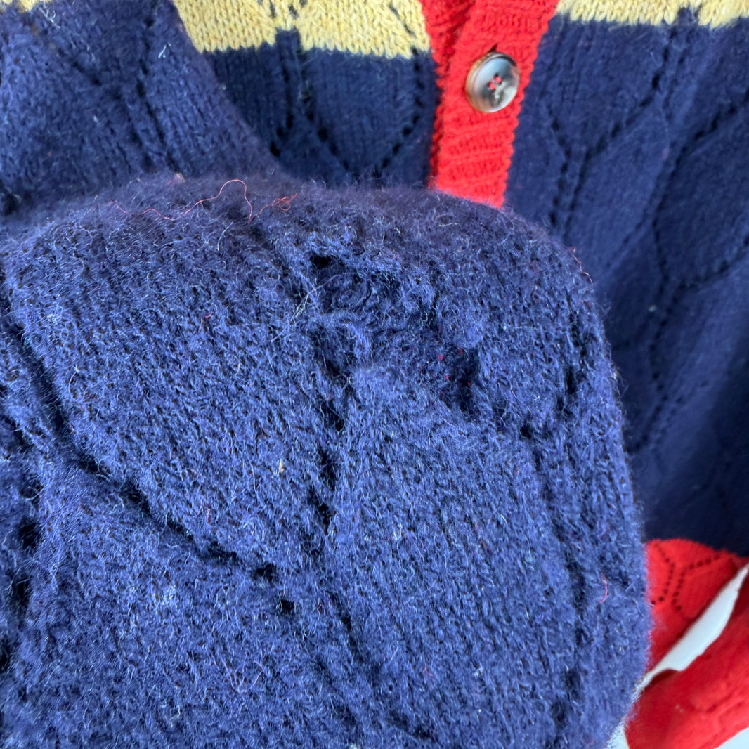 Gucci Color Blocked Cardigan