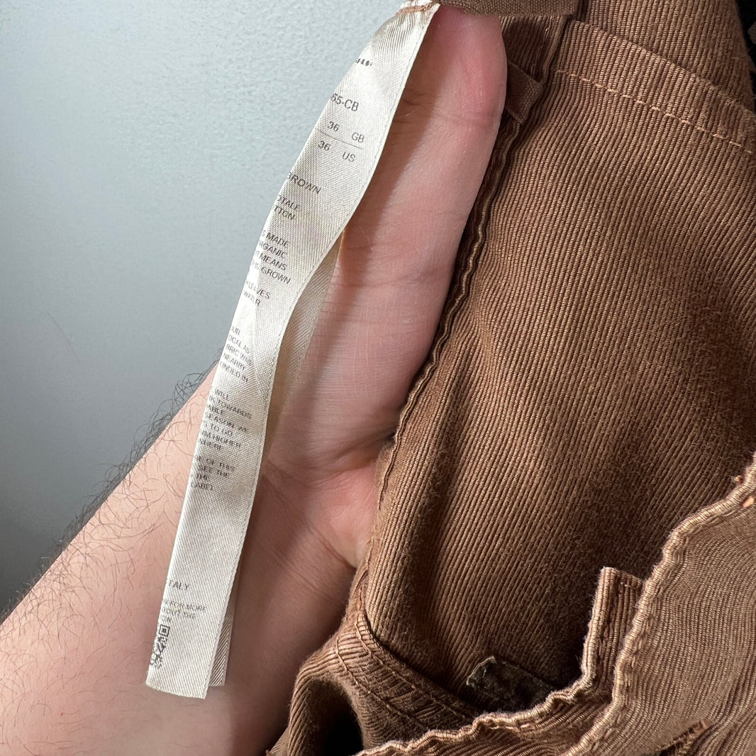 Rick Owens Brown Bolan Trousers