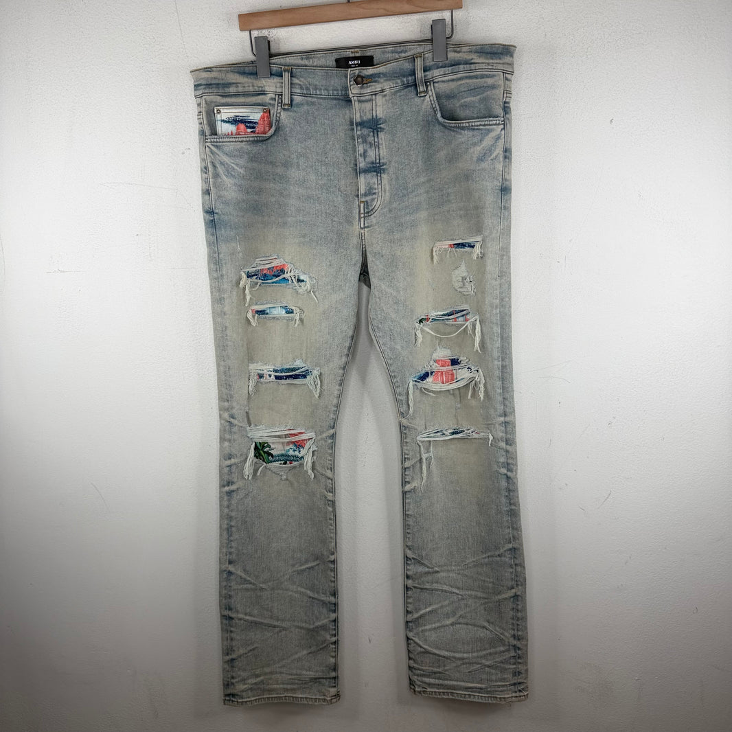 Amiri Aloha Thrasher Straight Leg Jeans