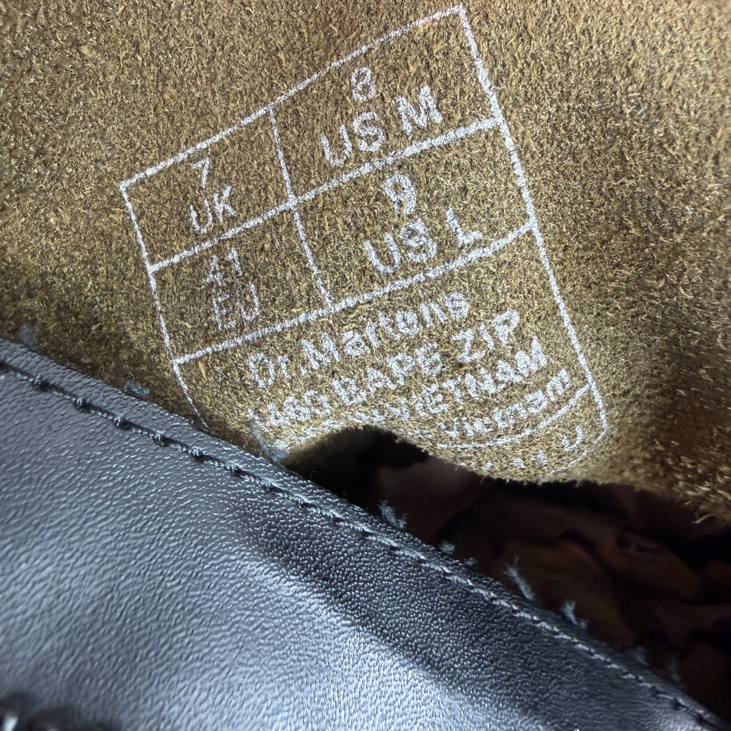 Bape Doc Marten 1460 Zip Boots