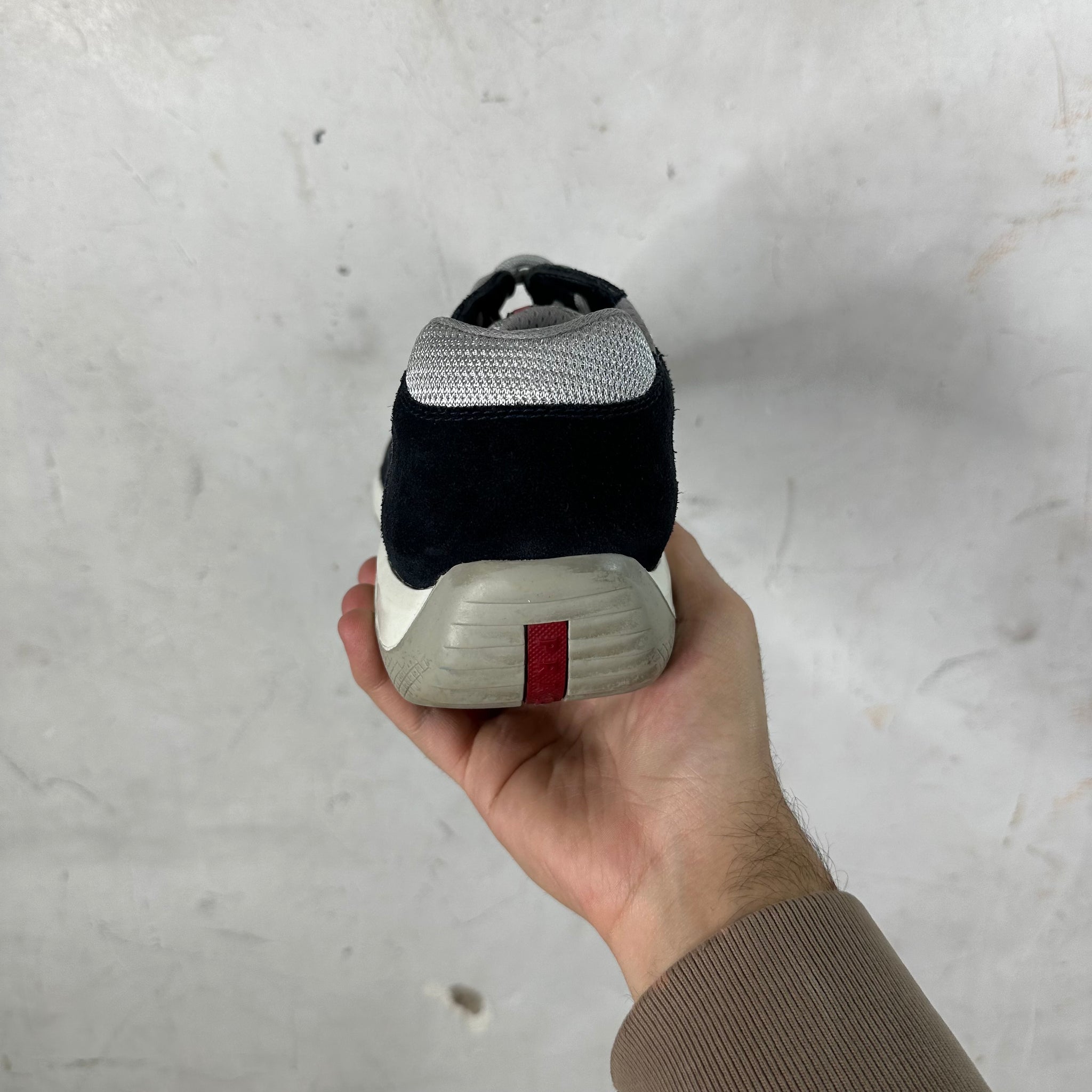 Prada Navy Suede America Cups