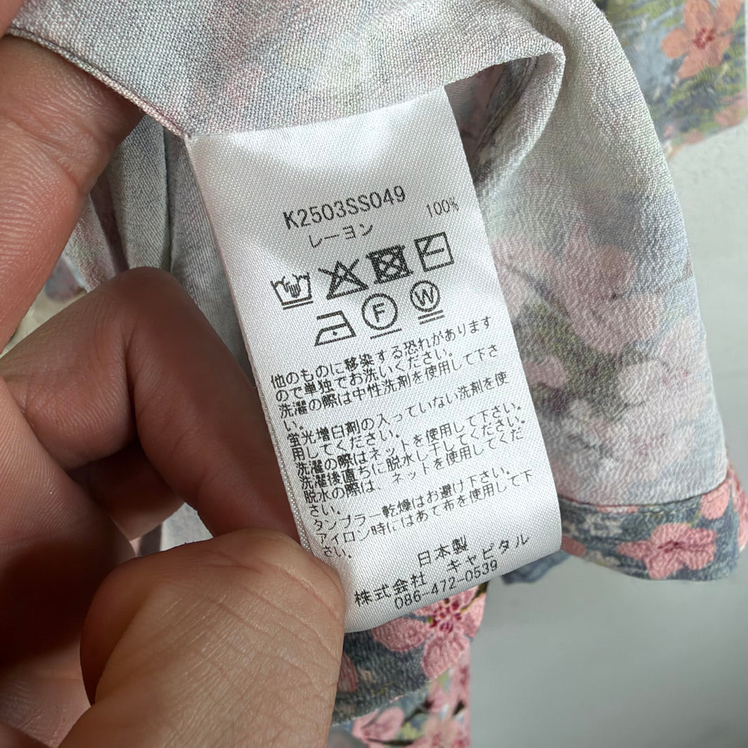 Kapital Floral Bone S/S Shirt