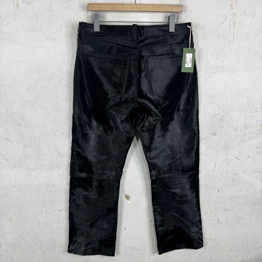 Denim Tears Leather Ponyhair Trousers