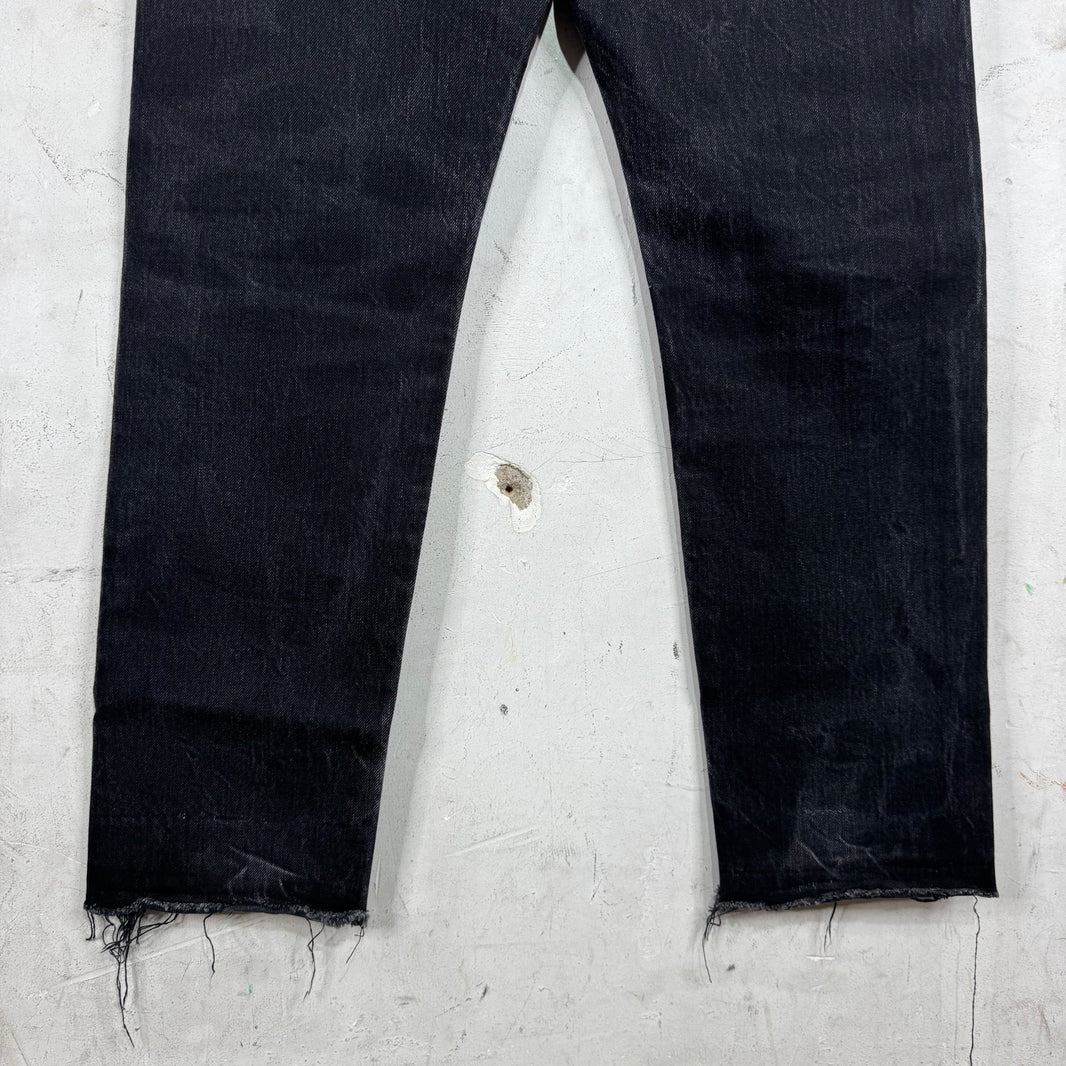 The Row Black Selvedge Jeans