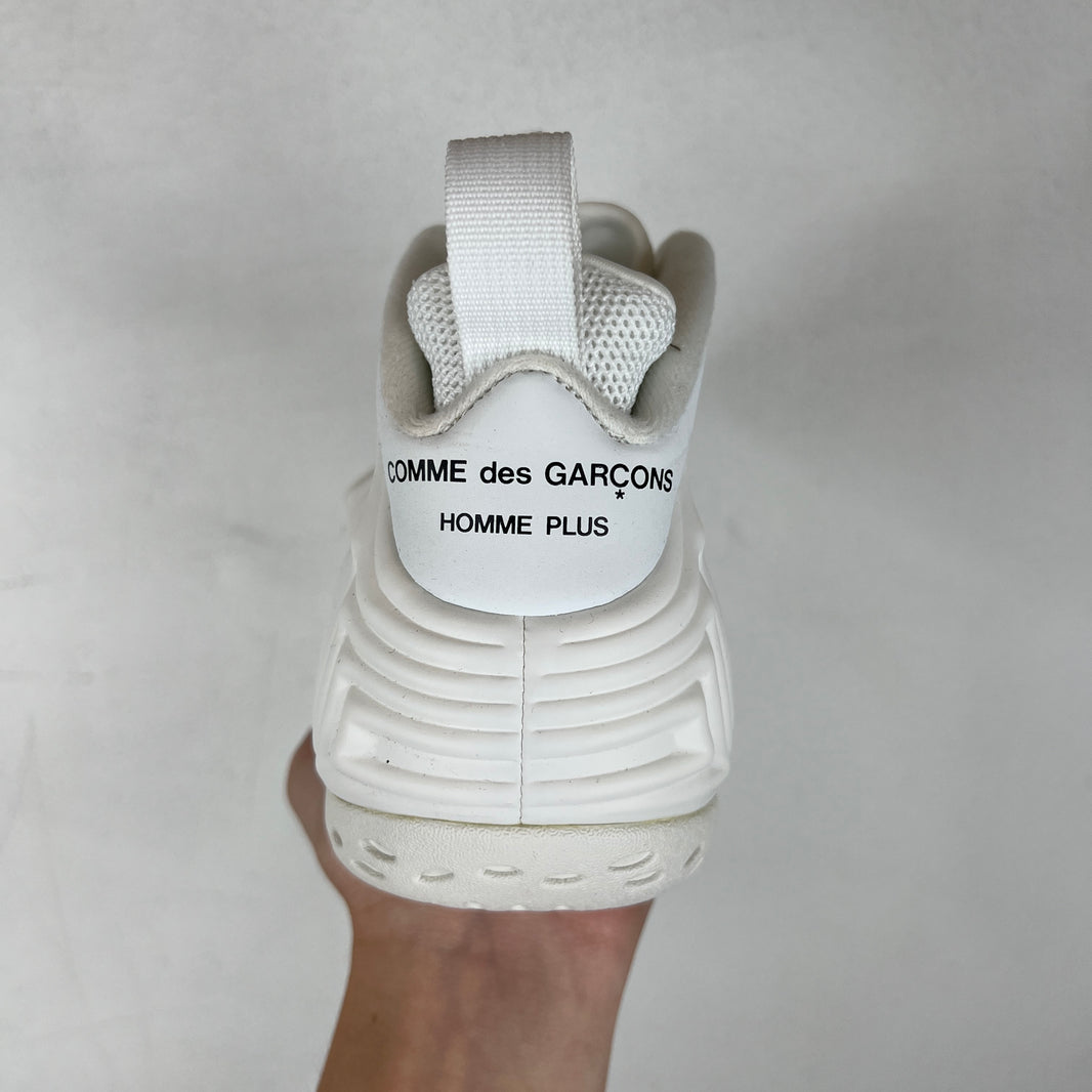 Nike CDG White Foamposite Sneakers