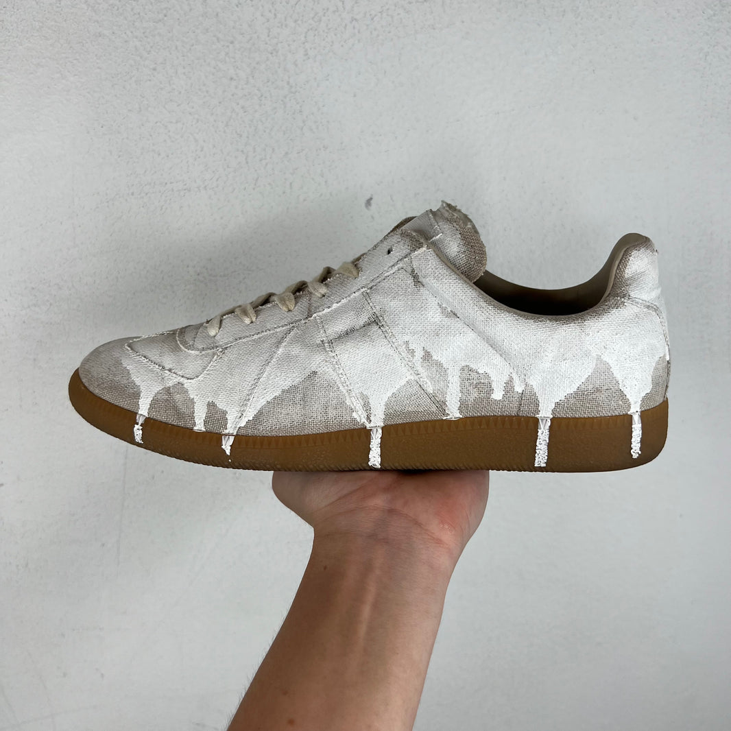 Margiela Canvas White Painted Replica Sneakers