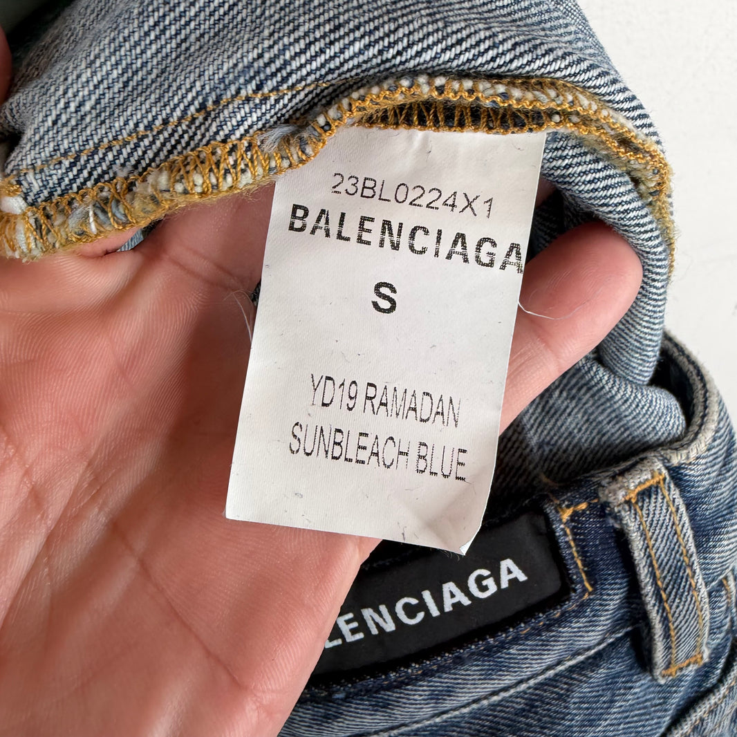 Balenciaga Sample Stencil Baggy Jeans
