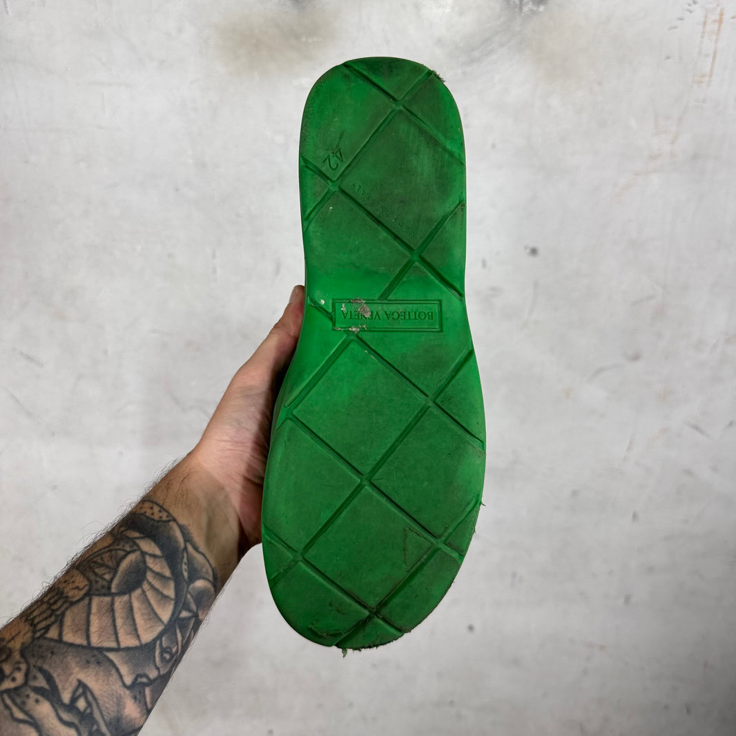Bottega Veneta Green Rubber Puddle Boots