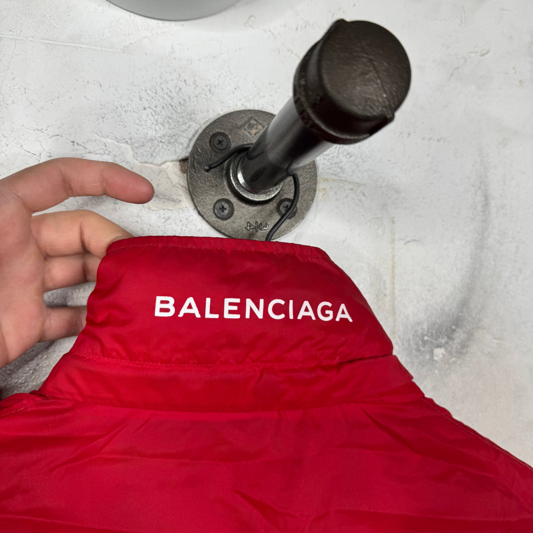 Balenciaga Smoked Logo Windbreaker Jacket