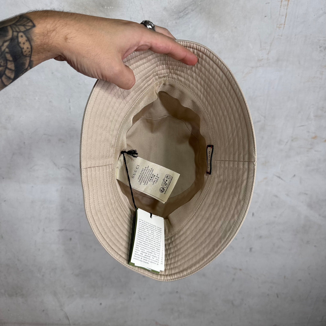 Gucci Embossed Logo Bucket Hat