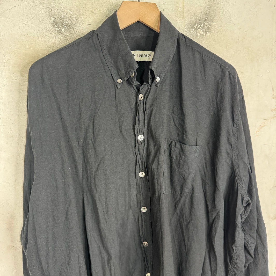 Our Legacy Black Borrowed BD Shirt