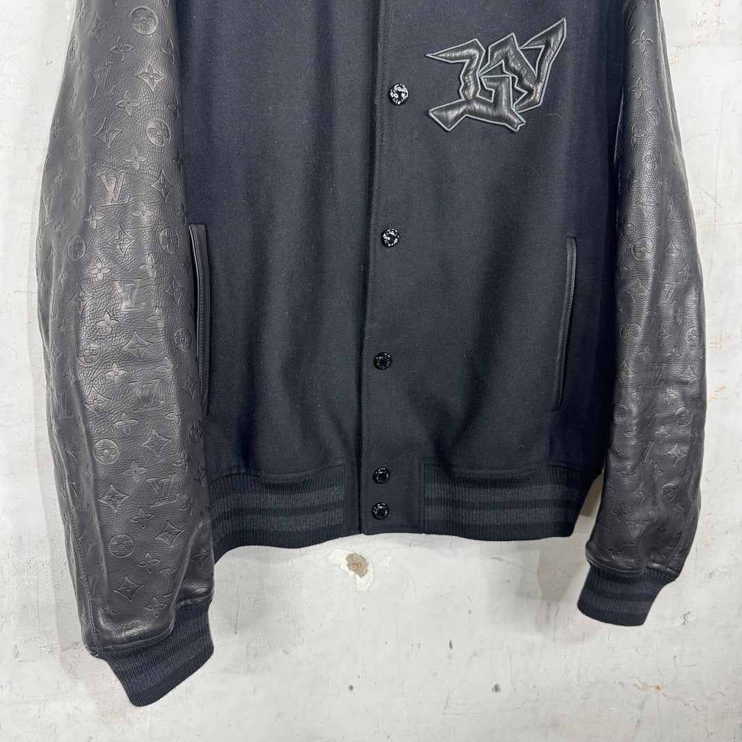 Louis Vuitton Wool Leather Monogram Mask Varsity