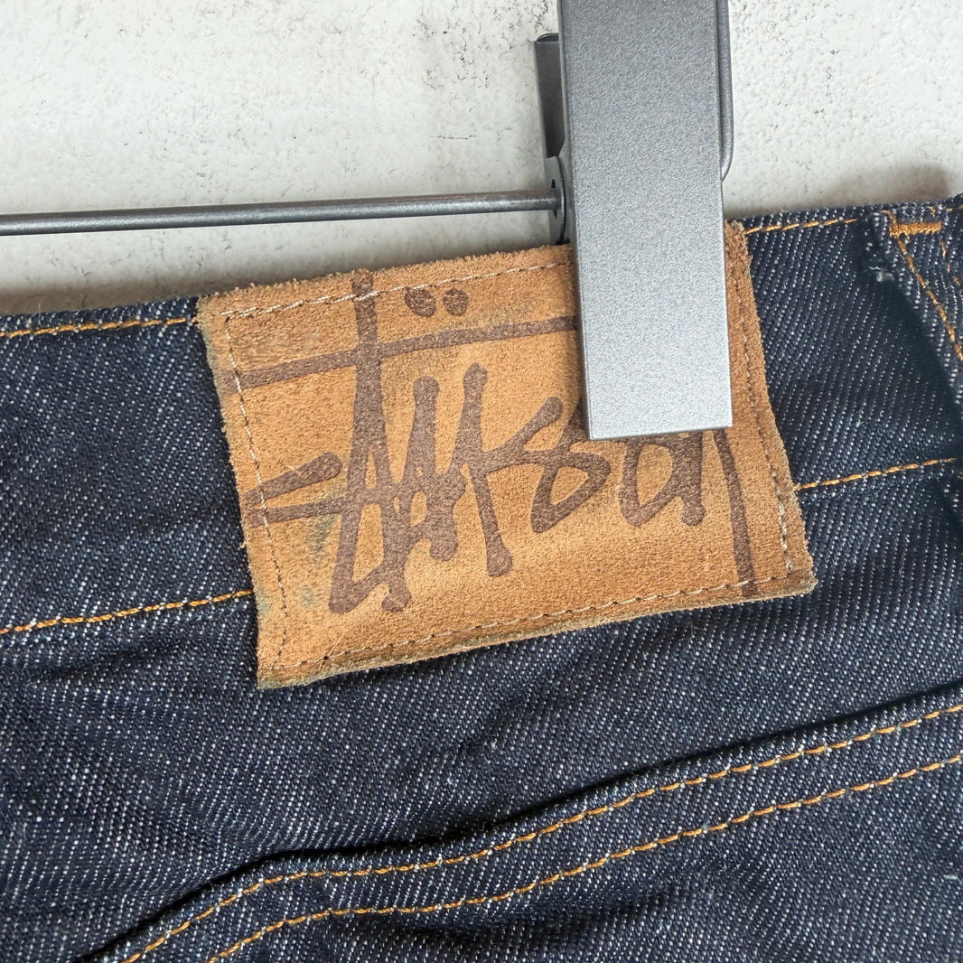 Stussy Dark Blue Big Ol' Denim Shorts