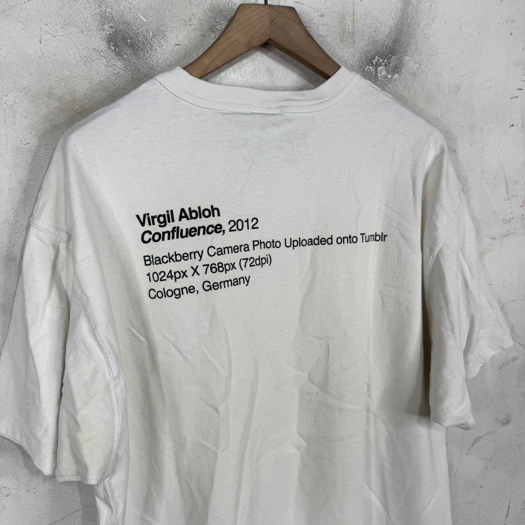 Pyrex x Denim Tears White Newspaper T-Shirt