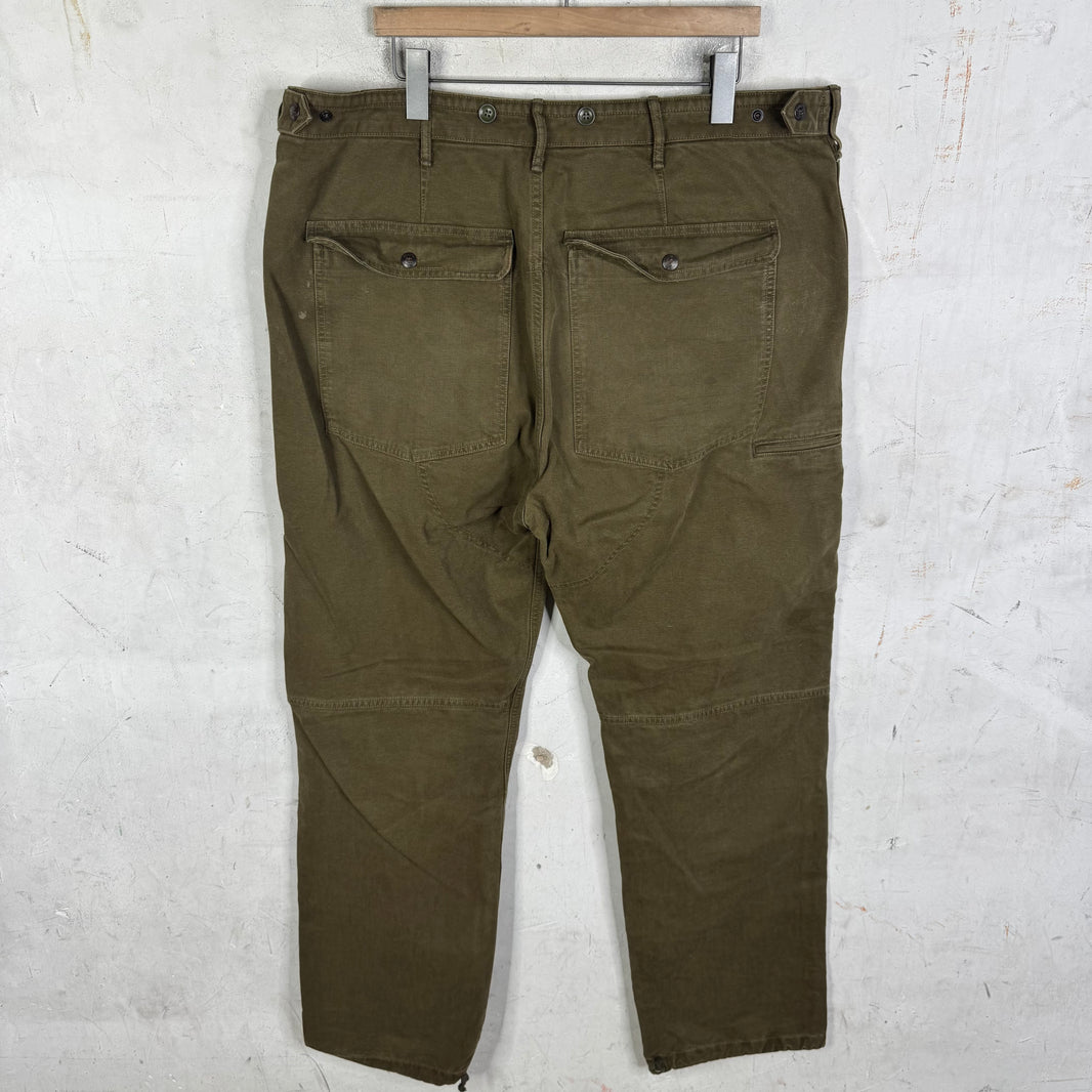 RRL Olive Double Knees
