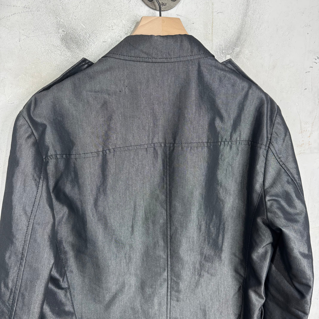 Bikkembergs Shiny Grey Blazer