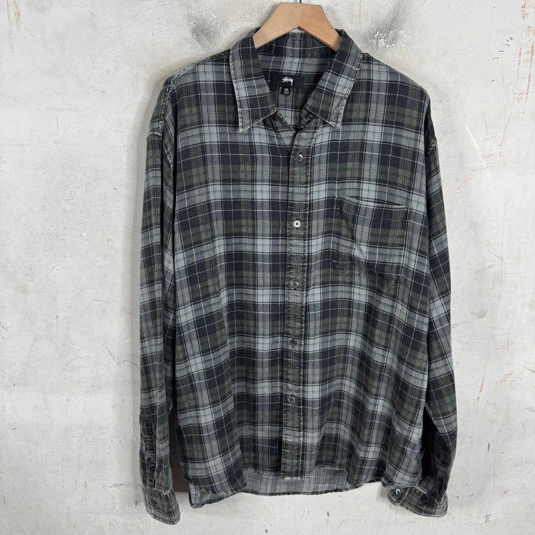 Stussy Plaid Printed Flannel
