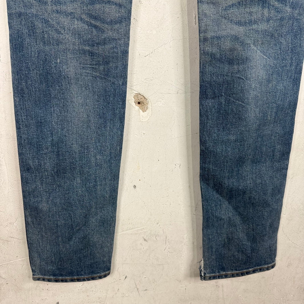 Celine Faded Blue Skinny Jeans