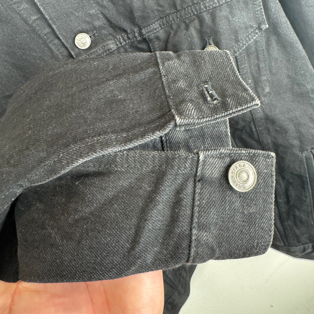 Balenciaga Black Denim Jacket