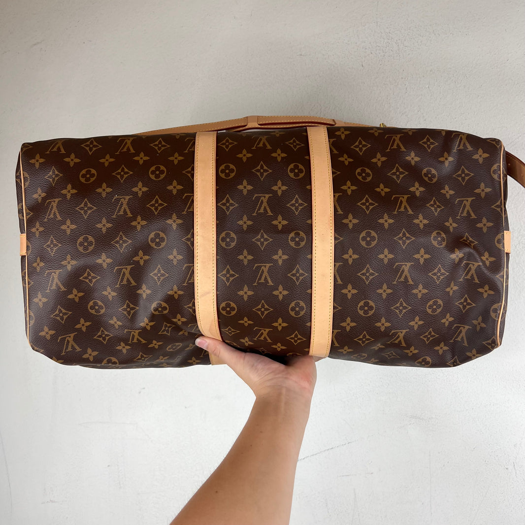 Louis Vuitton Sample Monogram Keepall 55 Dufffle Bag