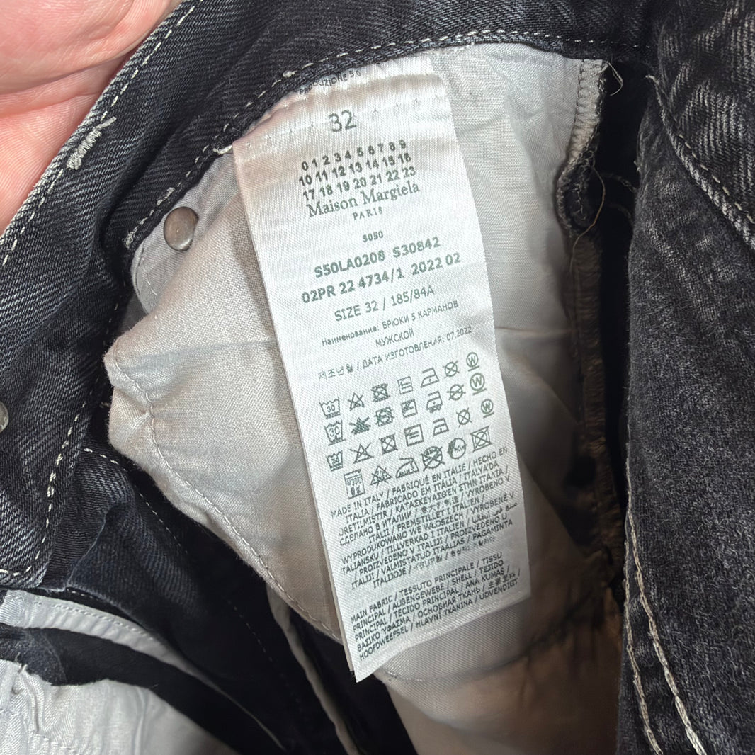 Margiela Straight Black Jeans