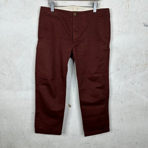 Visvim Brown Straight Chino Trousers